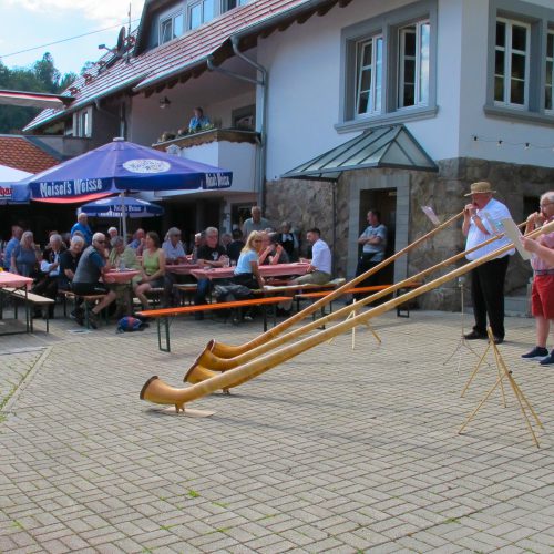 Sommerfest im Waldhorn mit Alphorn